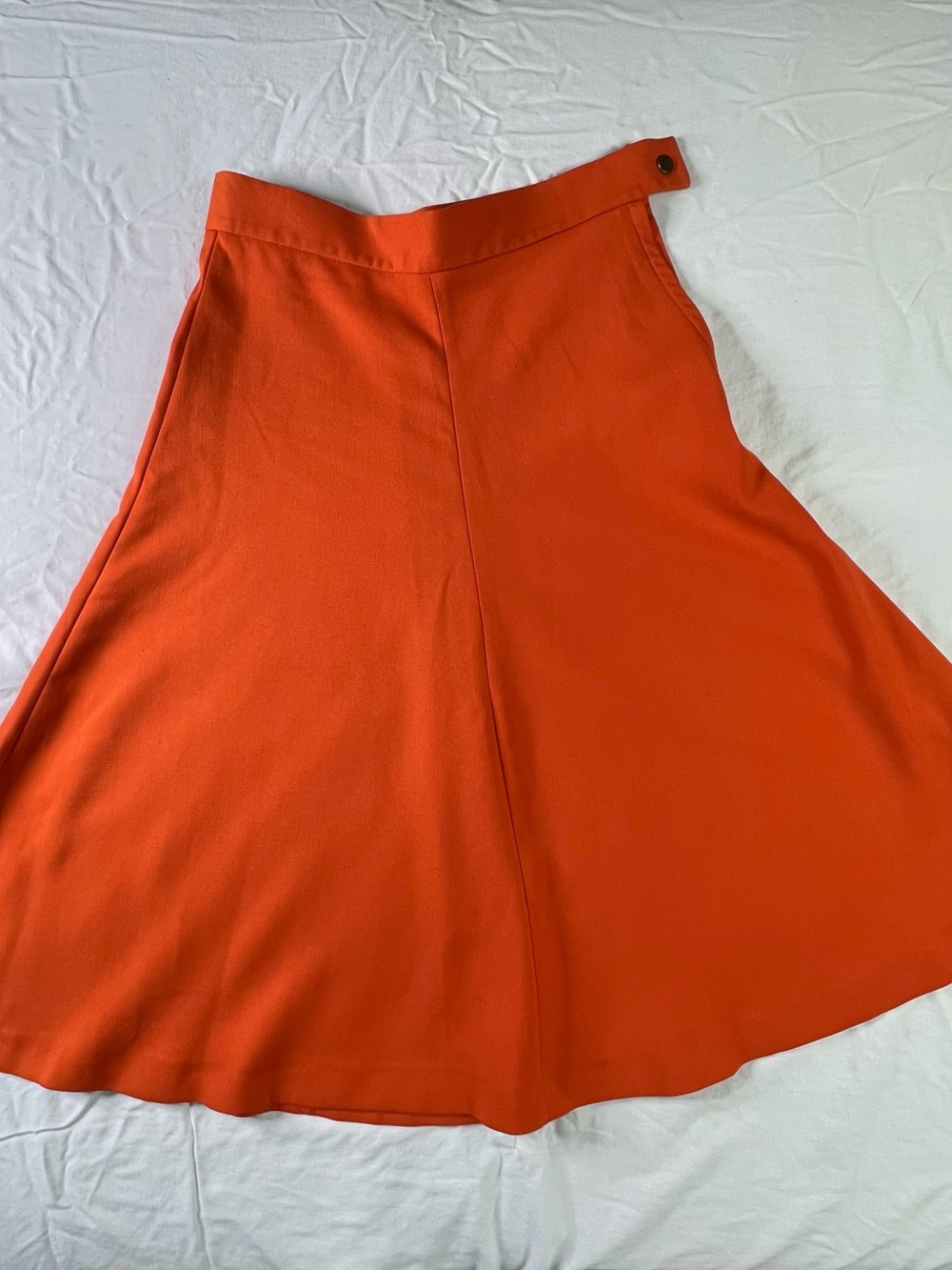 H&M Vibrant Orange Circle Skirt